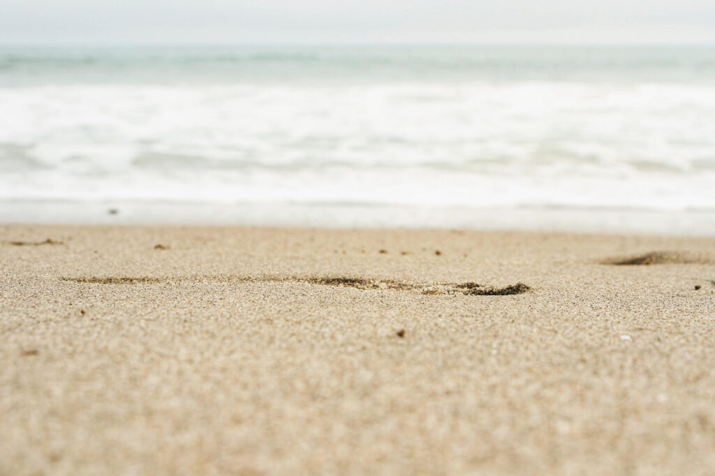 beach which contain sea salt for salt therapy